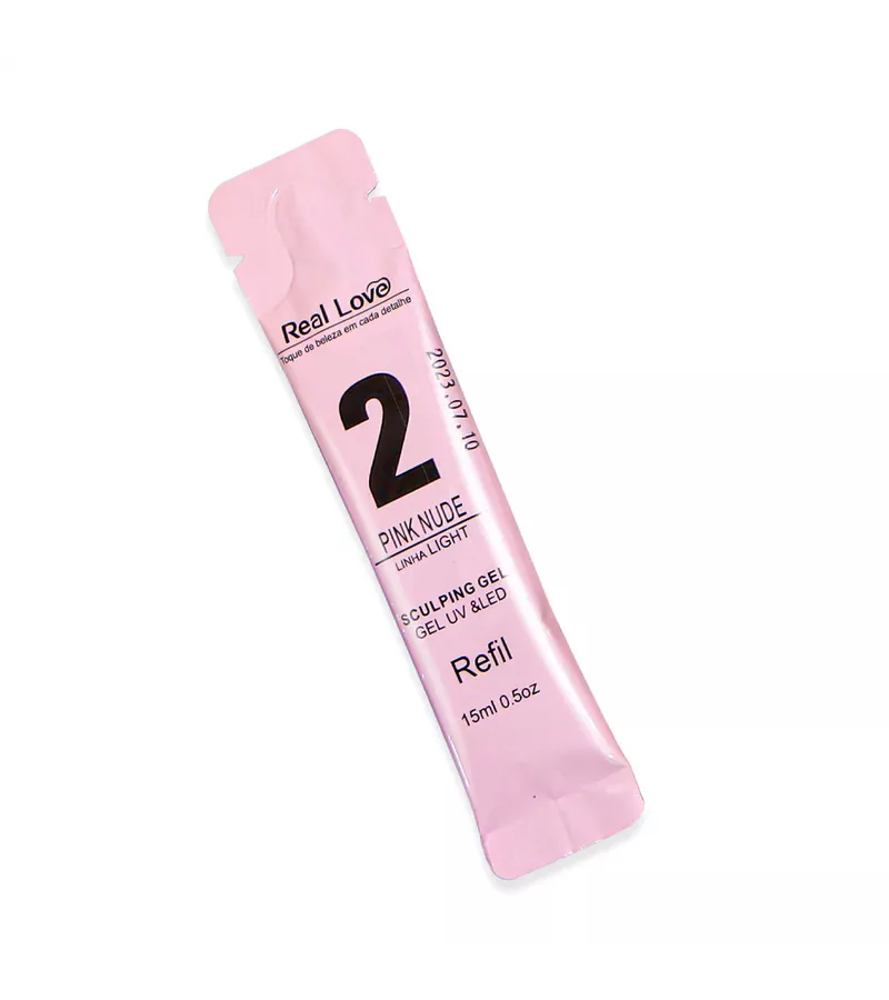 REAL LOVE GEL REFIL Para UNHA 15ML 02 - AIKO COSMÉTICOS
