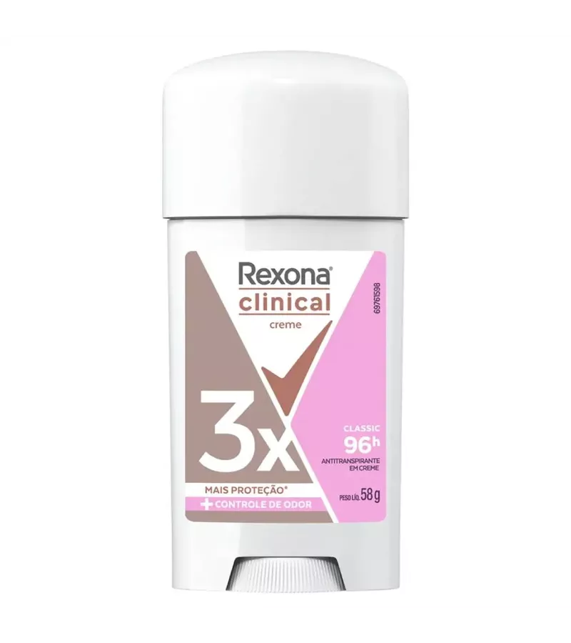 Desodorante Clinical Rexona Femenino Creme 58g Cla... - AIKO COSMÉTICOS