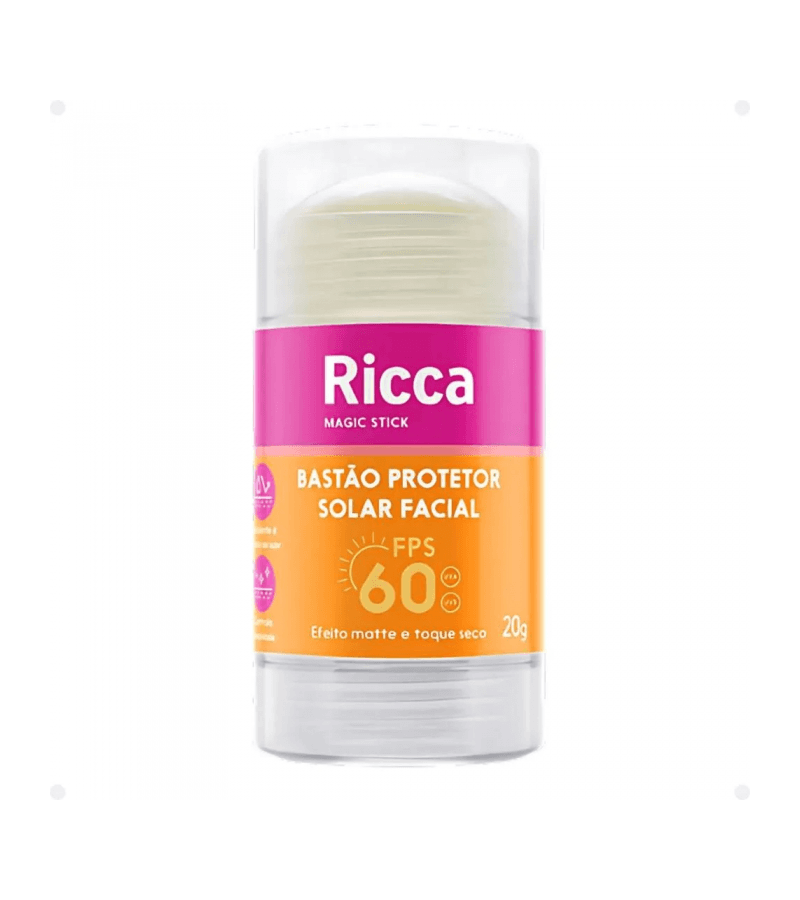 Ricca Magic Stick Bastão Protetor Solar Facial FPS... - AIKO COSMÉTICOS