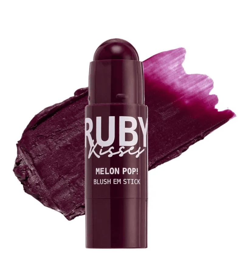 Ruby Kisses Melon Pop! Blush em Stick Cor 04 Plum ... - AIKO COSMÉTICOS