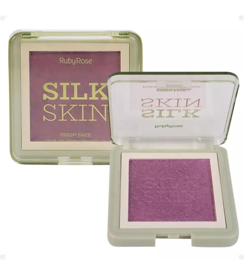 Ruby Rose Silk Skin Blush em Creme Fresh Face Cor:... - AIKO COSMÉTICOS