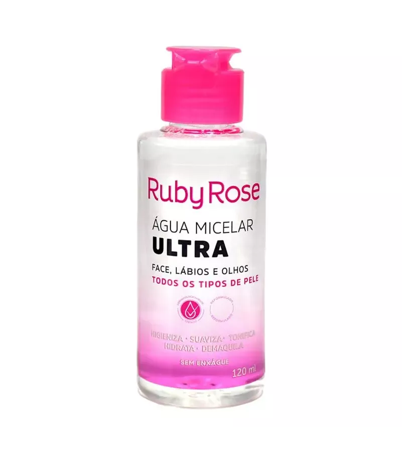 Ruby Rose Água Micelar Ultra 120ml - AIKO COSMÉTICOS