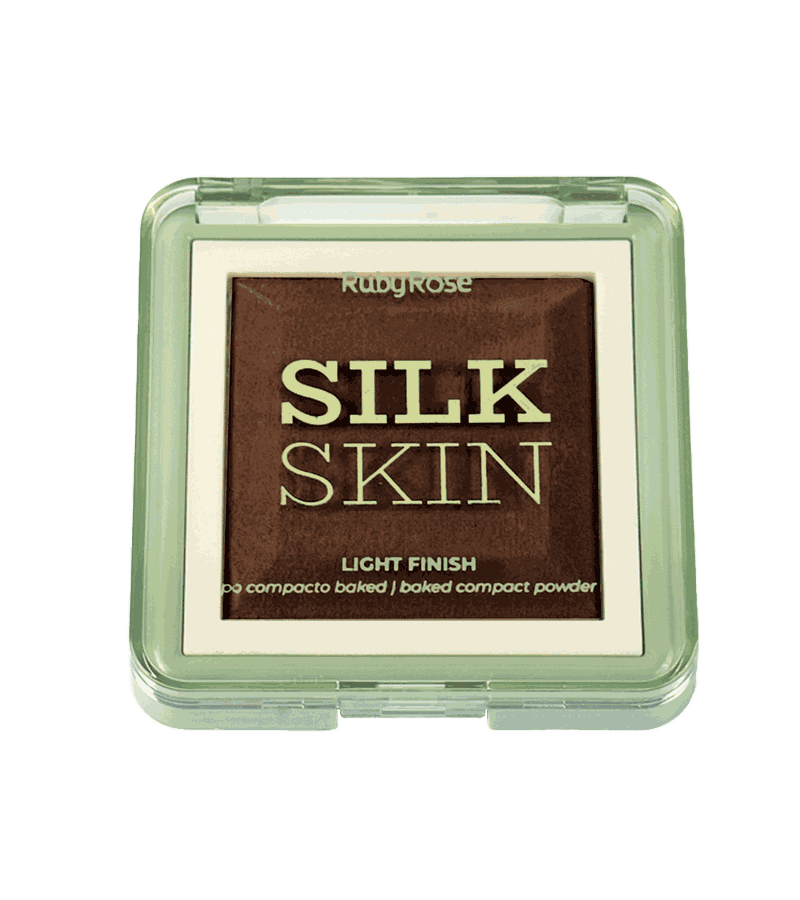 Ruby Rose Silk Skin Pó Compacto Light Finish Cor:P... - AIKO COSMÉTICOS
