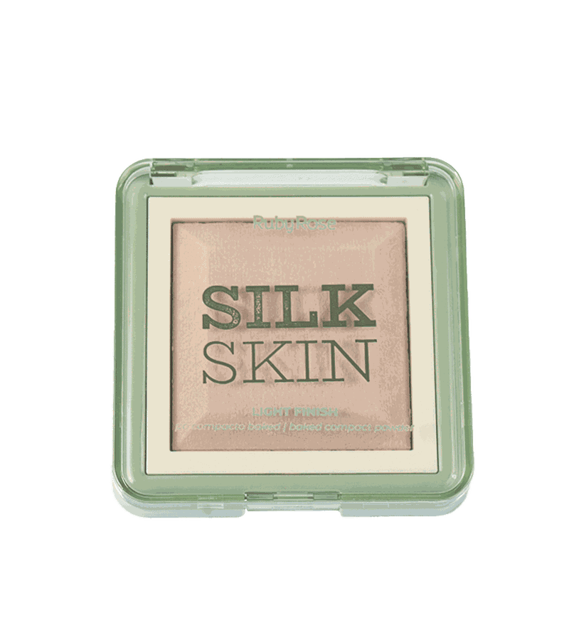 Ruby Rose Silk Skin Pó Compacto Light Finish Cor:P... - AIKO COSMÉTICOS
