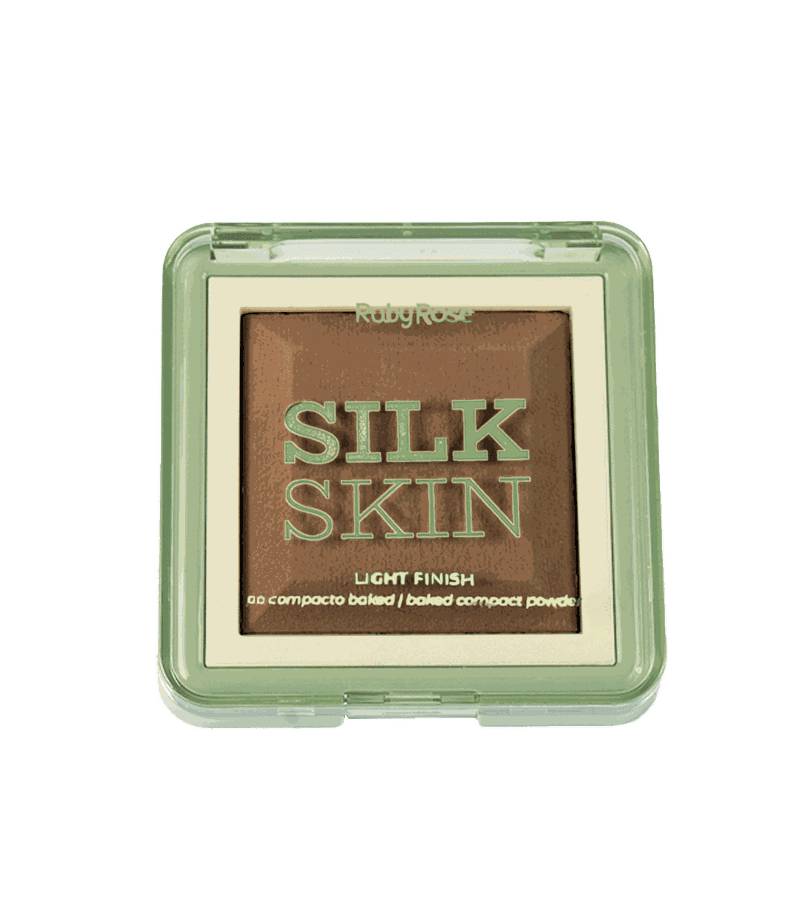 Ruby Rose Silk Skin Pó compacto Light Finish Cor:P... - AIKO COSMÉTICOS