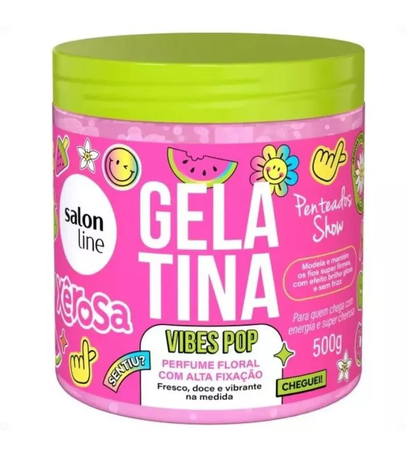  Salon Line Gelatina Capilar Xêrosa Vibes Pop 500g - AIKO COSMÉTICOS