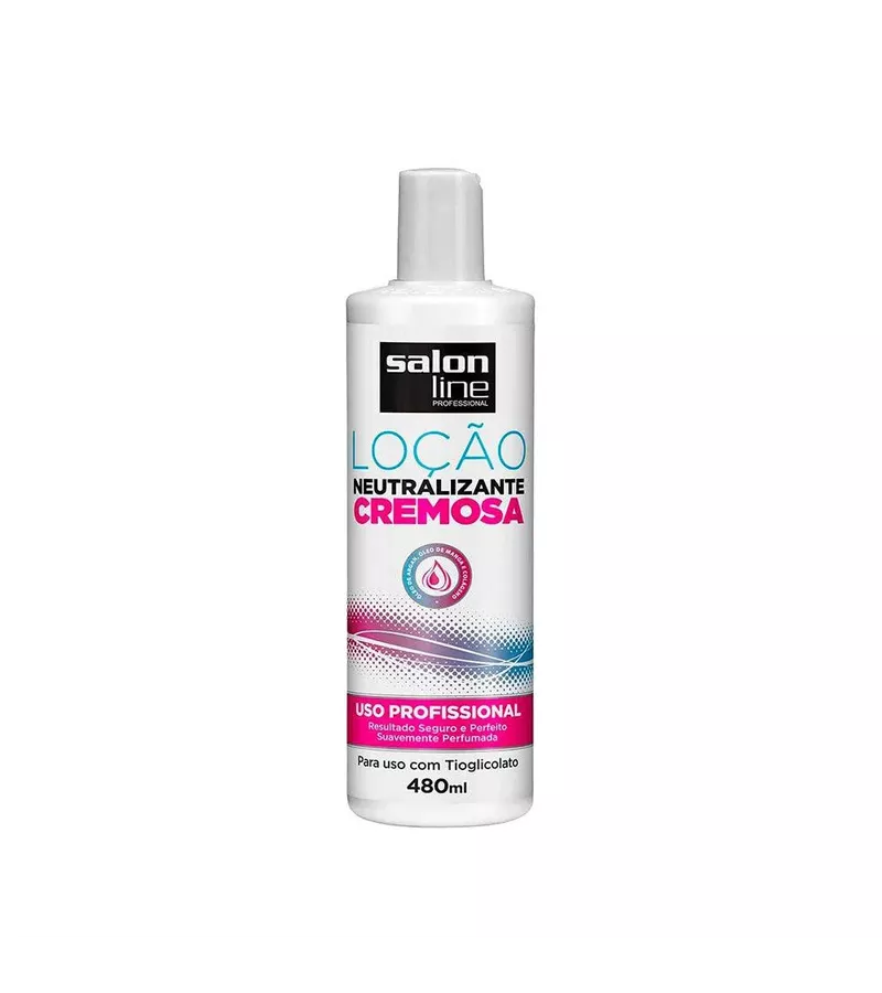  SALON LINE Loção NEUTRALIZANTE CREMOSA 480ML - AIKO COSMÉTICOS