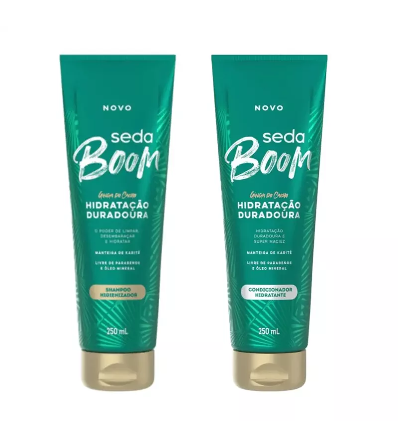 Seda Boom Kit shampoo + Condicionador Hidratação d... - AIKO COSMÉTICOS