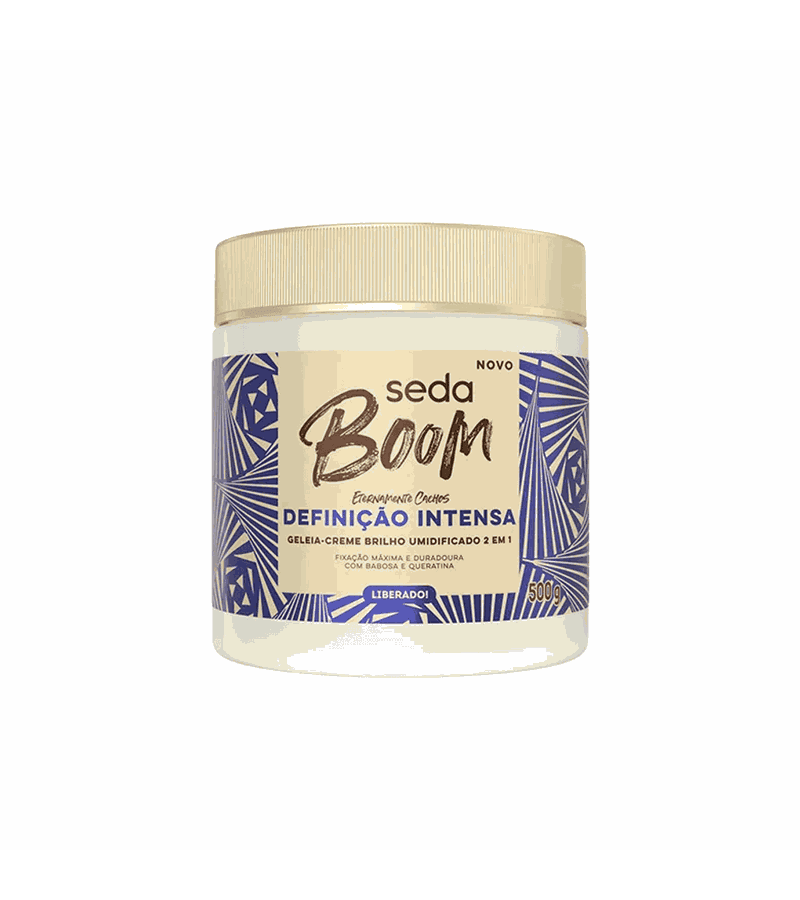 Seda Boom Definição Intensa Geleia-Creme Brilho Um... - AIKO COSMÉTICOS