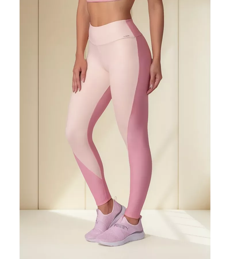 Selene Legging Com Recorte Rose/Rosa Claro GG - AIKO COSMÉTICOS
