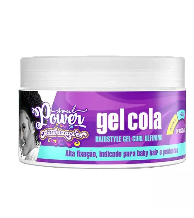 Soul Power Hairstyle Curl Defining Gel Cola 250g - AIKO COSMÉTICOS