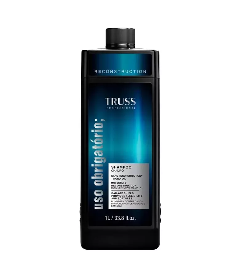 TRUSS Uso Obrigatório Reconstruction - Shampoo 1L - AIKO COSMÉTICOS