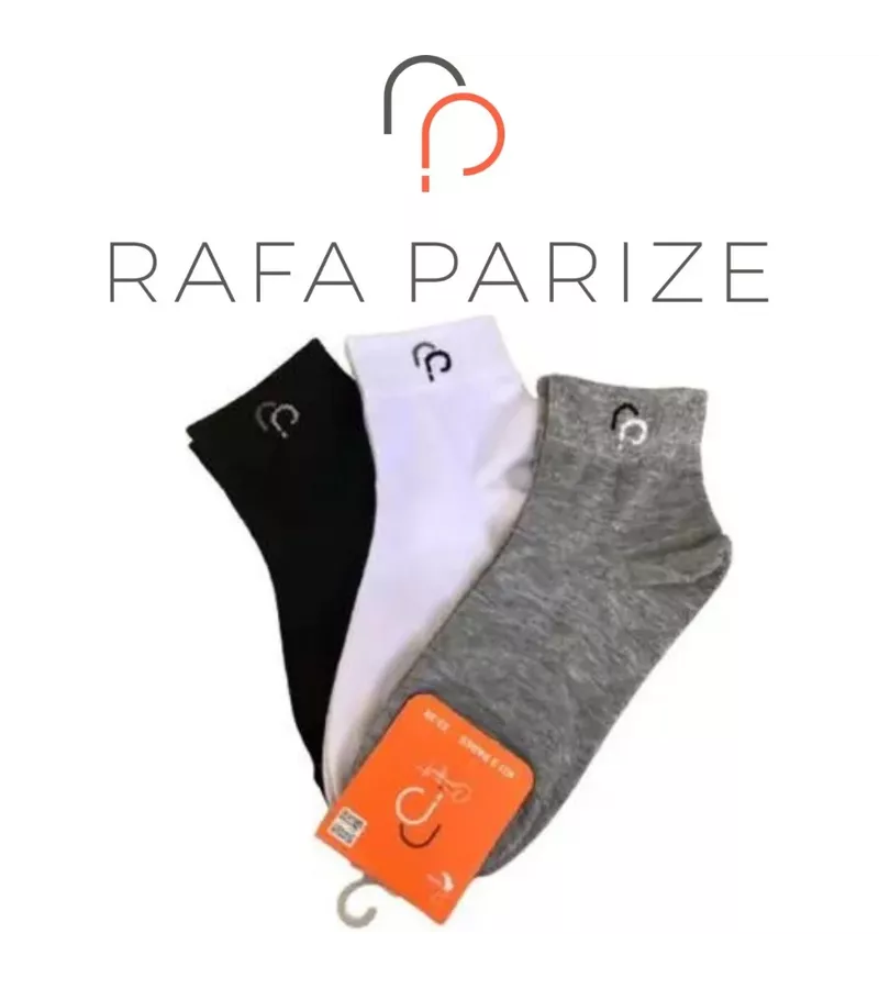 Rafa Parize Kit com 3 Pares de Meias Confort 39-43... - AIKO COSMÉTICOS