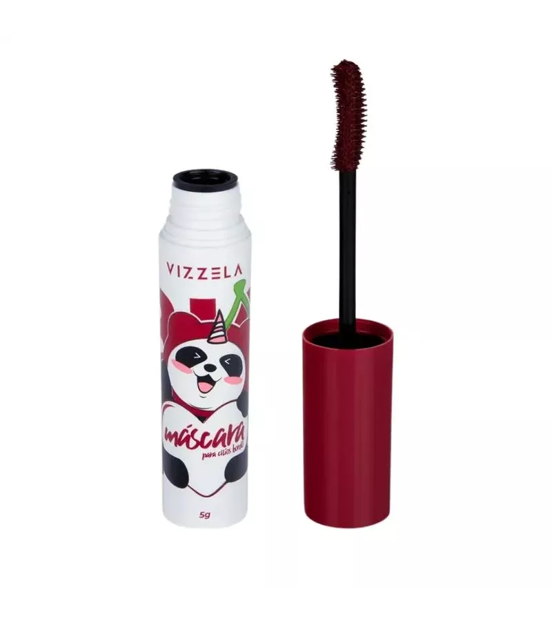 Vizzela Máscara para Cílios Big No Panda Cherry Bo... - AIKO COSMÉTICOS
