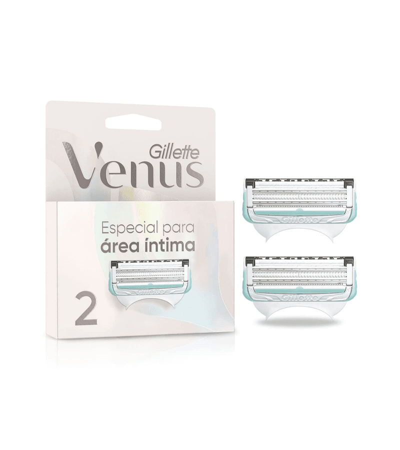 Gillette Venus Recarga Especial Área Íntima c/ 2 U... - AIKO COSMÉTICOS