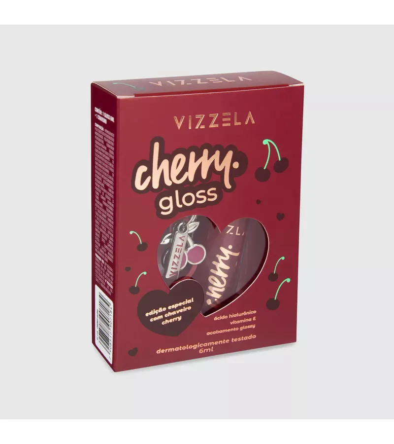  Vizzela Cherry Gloss - AIKO COSMÉTICOS