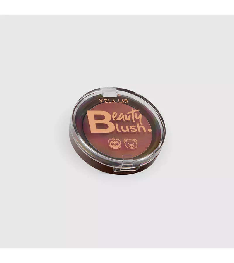 Vizzela + La’s Beauty Blush Compacto Red Mocha - AIKO COSMÉTICOS