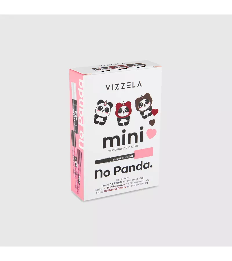 Vizzela Kit 3 Mini Máscaras - AIKO COSMÉTICOS
