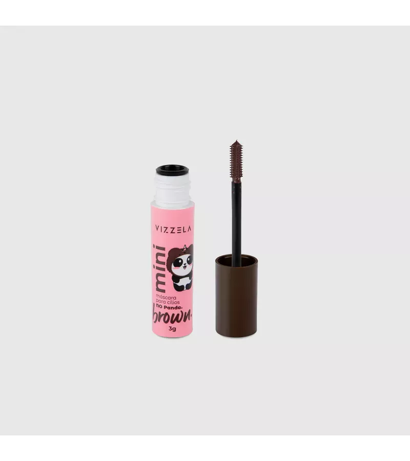 Vizzela Mini Máscara Para Cílios No Panda Brown - ... - AIKO COSMÉTICOS