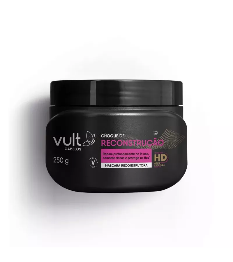 Vult Cabelos Máscara Choque de Reconstrução 250g - AIKO COSMÉTICOS
