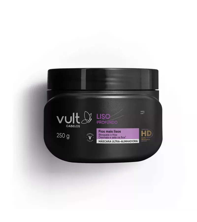 Vult Cabelos Máscara Liso Profundo 250g - AIKO COSMÉTICOS