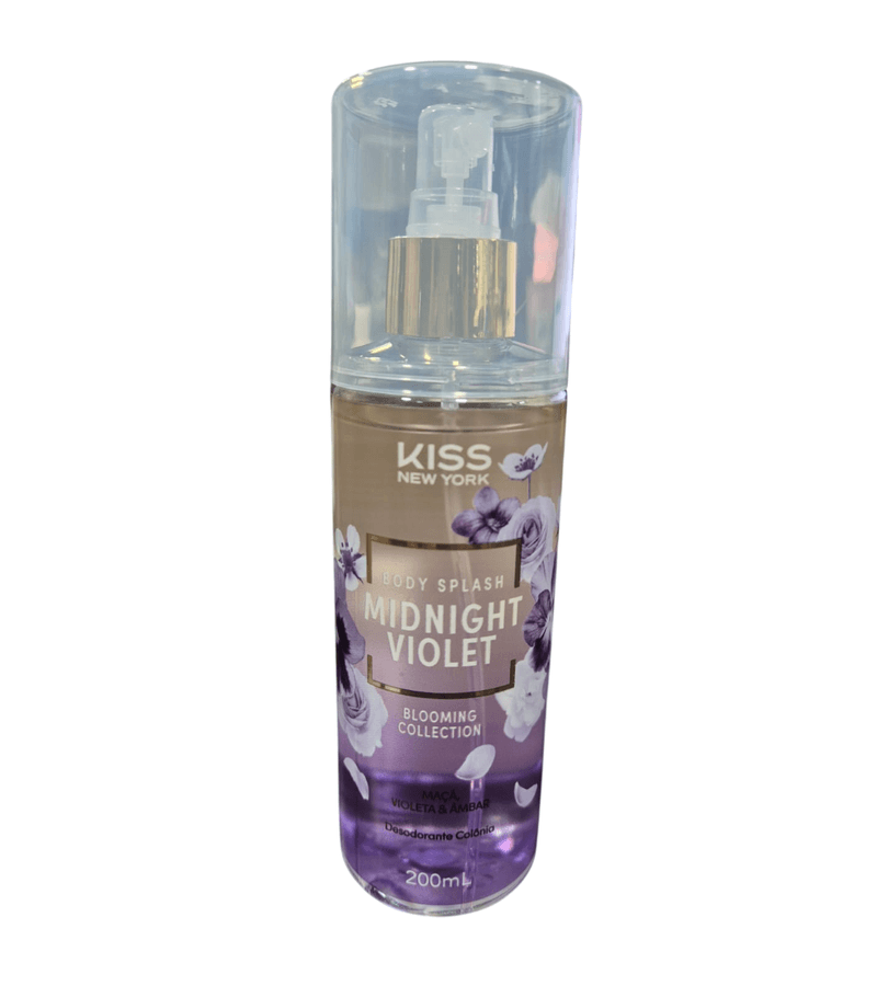 Kiss New York Body Splash Midnight Violet 200ml - AIKO COSMÉTICOS