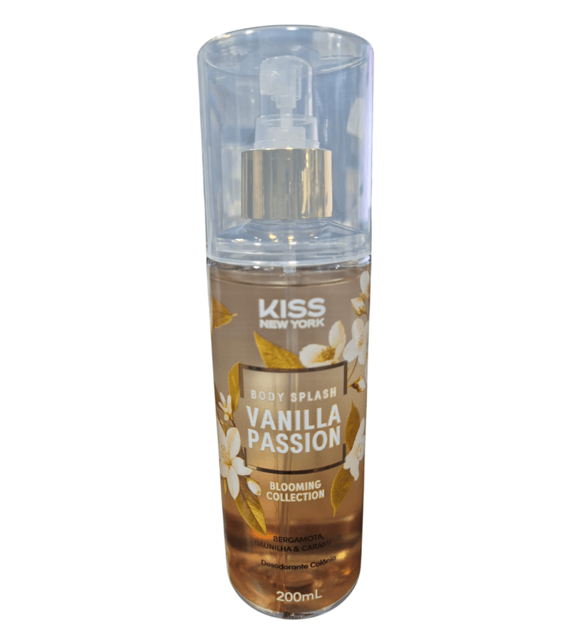 Kiss New York Body Splash Vanilla Passion 200ml - AIKO COSMÉTICOS