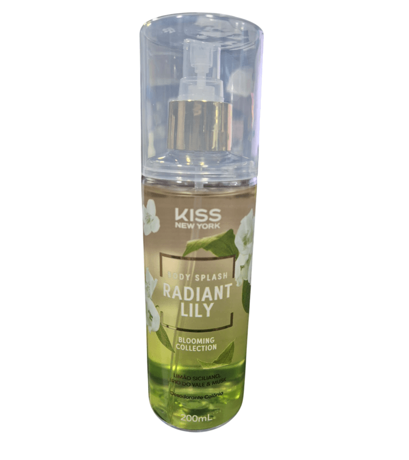 Kiss New York Body Splash Radiant Lily 200ml - AIKO COSMÉTICOS