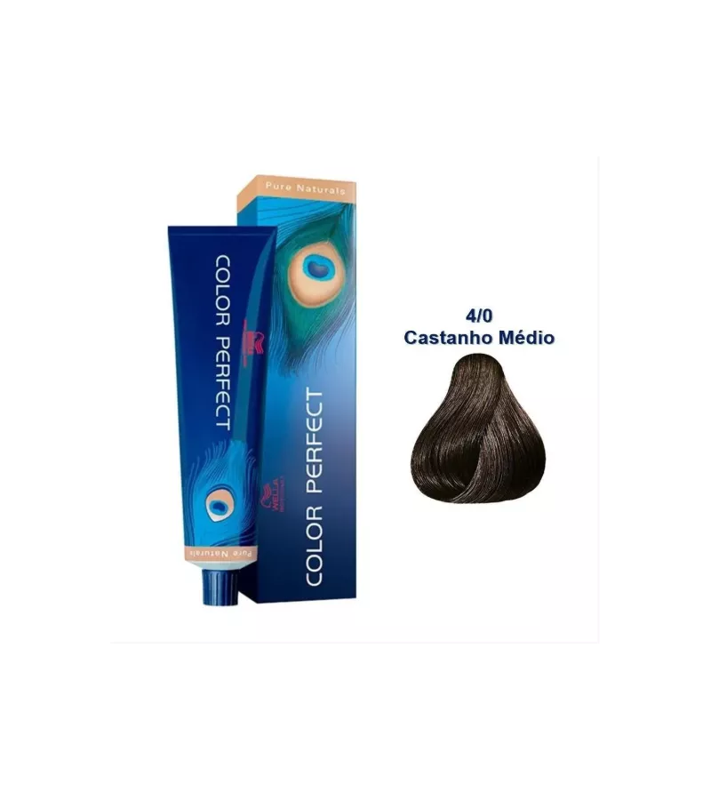 Color Perfect 4/0 Castanho Médio 60g/60ml - AIKO COSMÉTICOS