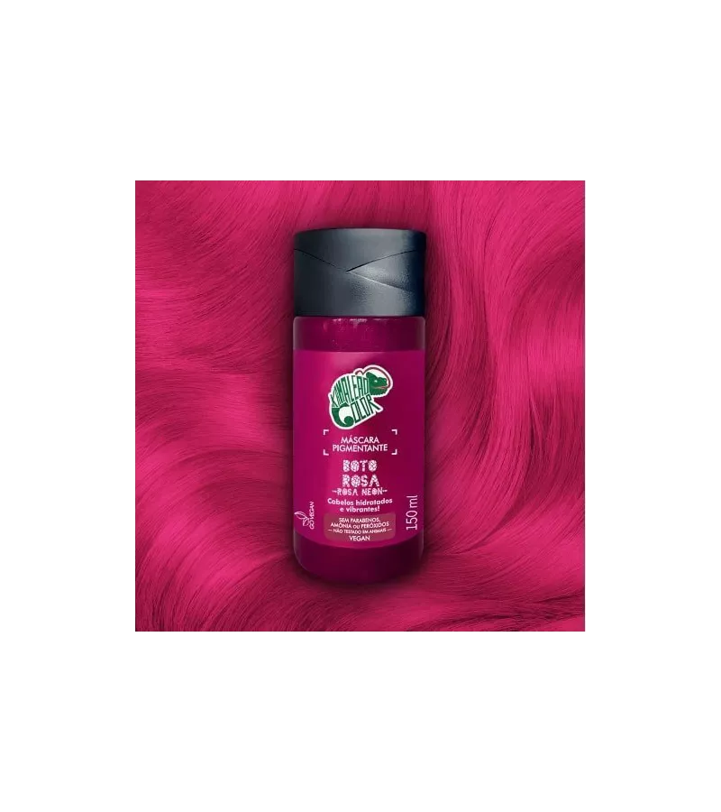Kamaleão Color Máscara pigmentante Boto Rosa 150ml... - AIKO COSMÉTICOS