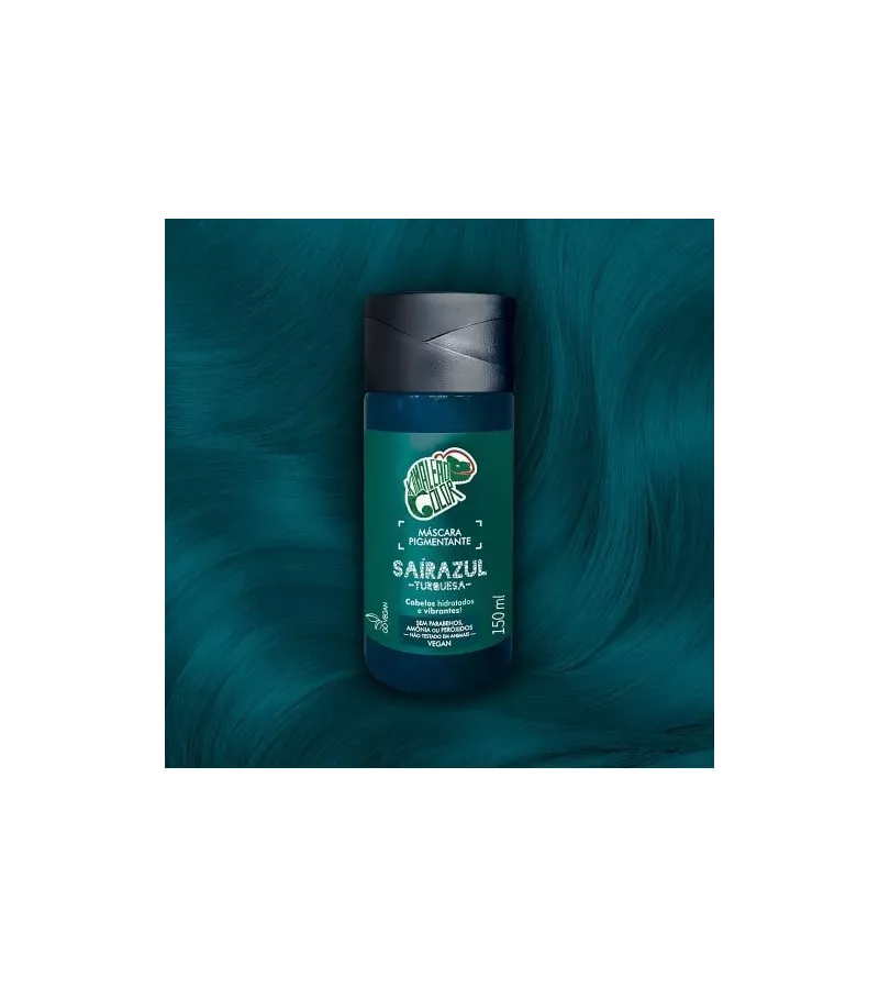 Kamaleão Color Máscara pigmentante Saírazul 150ml... - AIKO COSMÉTICOS