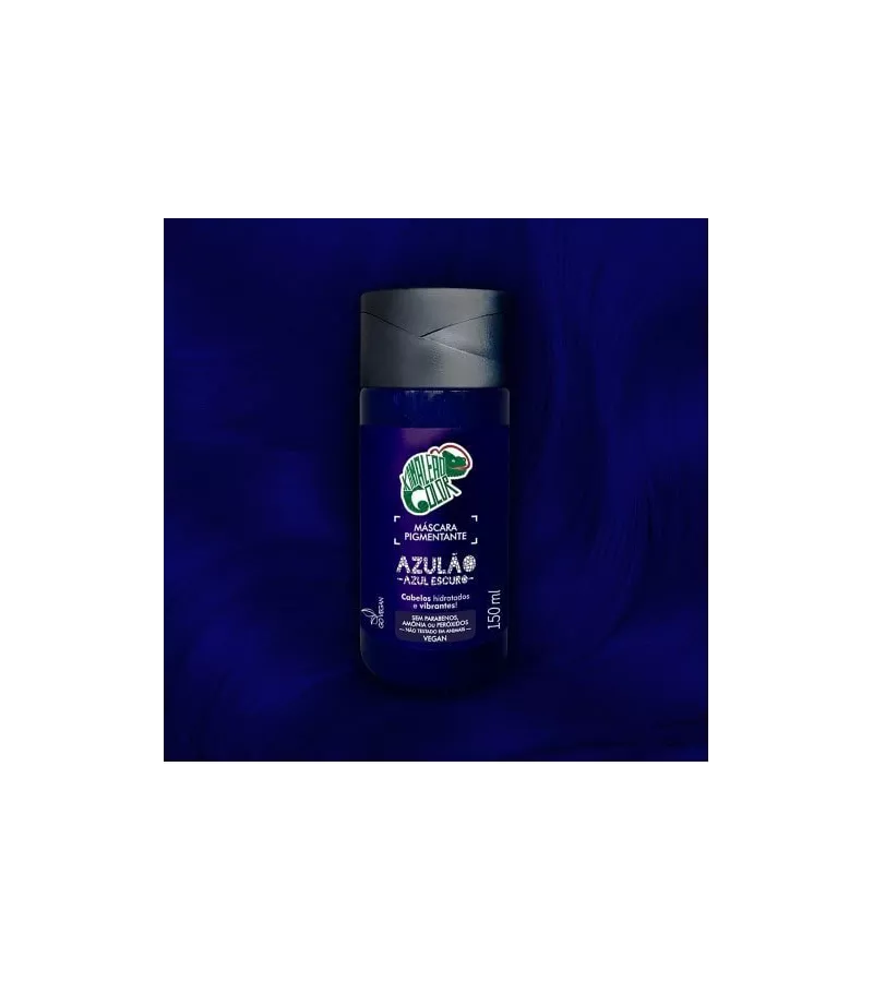 Kamaleão Color Máscara pigmentante Azulão 150ml - AIKO COSMÉTICOS