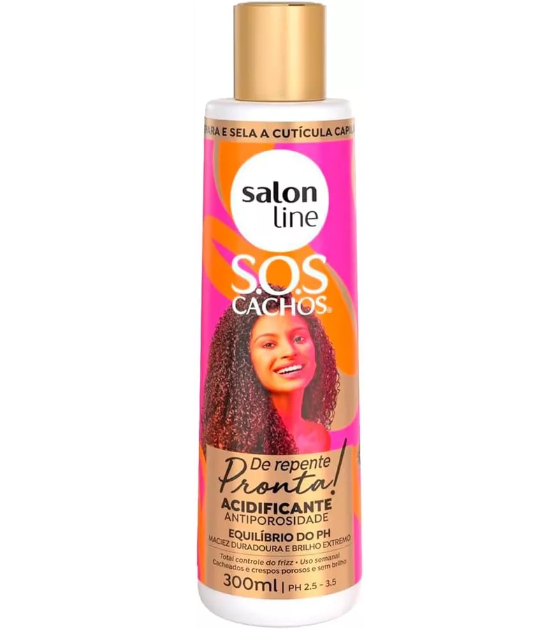Salon Line Acidificante S.O.S CACHOS De Repente Pr... - AIKO COSMÉTICOS