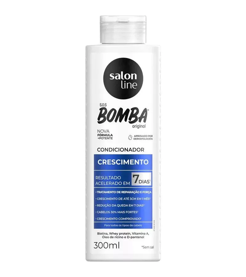 Salon Line Condicionador S.O.S Bomba Crescimento30... - AIKO COSMÉTICOS