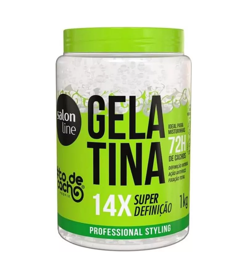 Salon Line Gelatina #to de cacho 14x Super Definiç... - AIKO COSMÉTICOS
