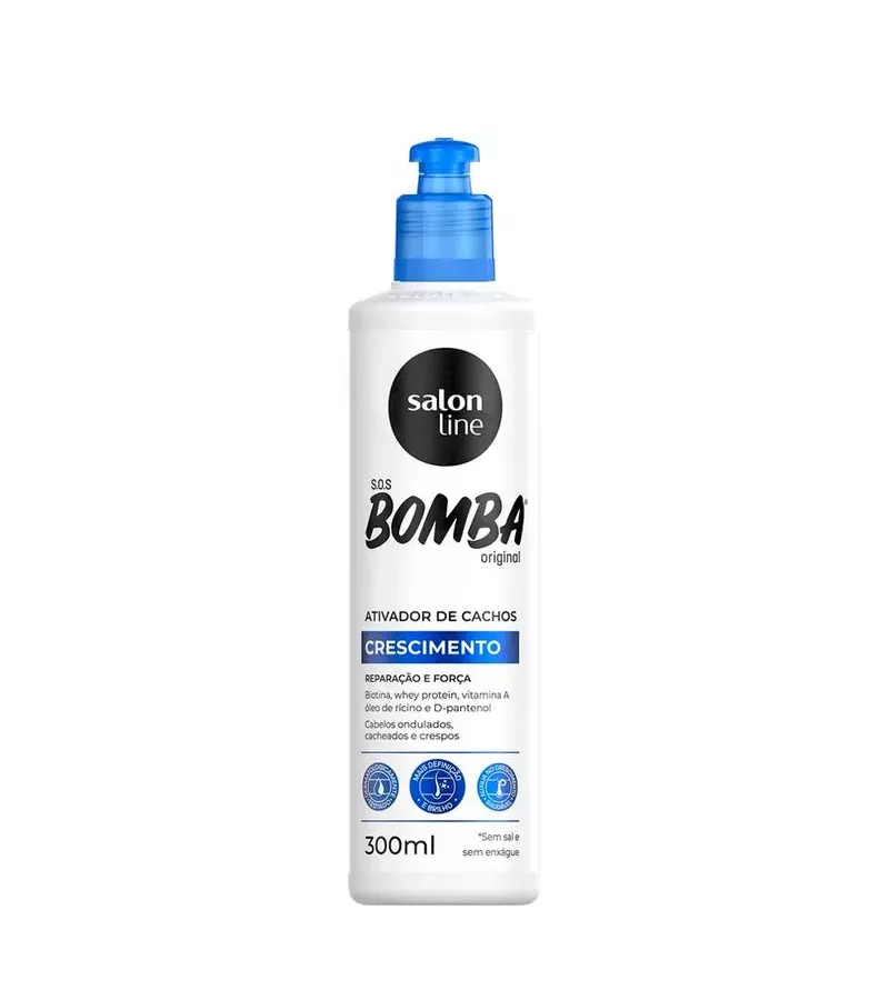 Ativador de cachos S.O.S Bomba crescimento 300ml - AIKO COSMÉTICOS