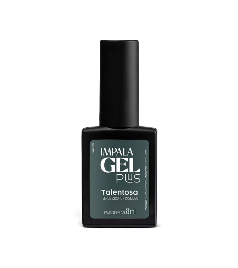 Impala Esmalte Gel Plus Talentosa - Verde Escuro 8... - AIKO COSMÉTICOS