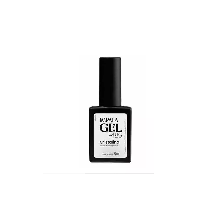 Impala Esmalte Gel plus Cristalina Branco- Transpa... - AIKO COSMÉTICOS