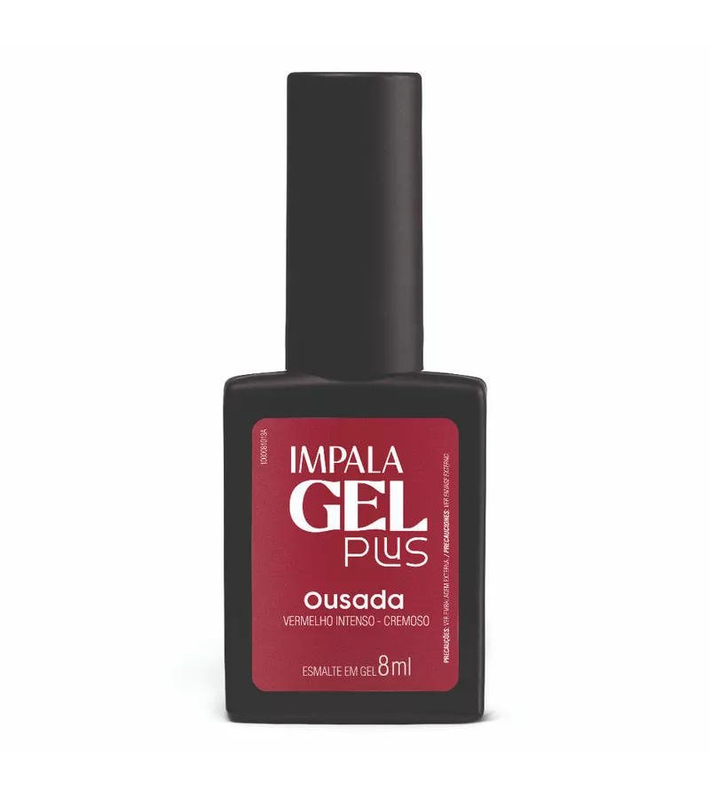 impala Esmalte Gel Plus Ousada - Vermelho Intenso ... - AIKO COSMÉTICOS