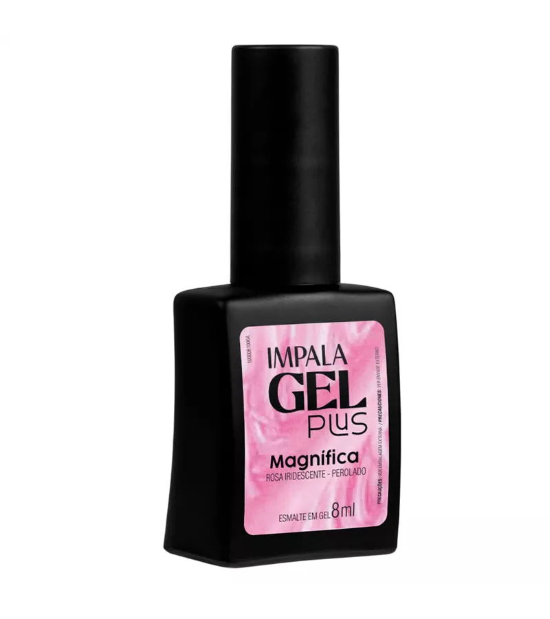 Impala Esmalte Gel Plus Magnífica - Rosa Iridescen... - AIKO COSMÉTICOS
