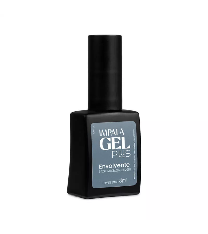 Impala Esmalte Gel Plus Envolvente - Cinza Esverde... - AIKO COSMÉTICOS