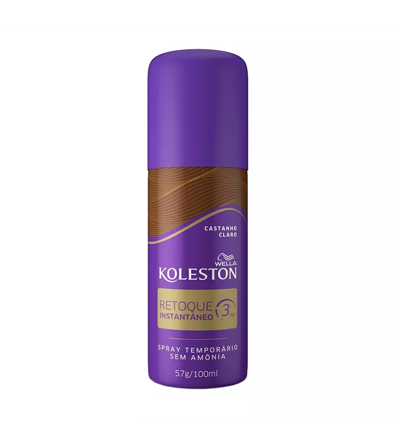Koleston Retoque instatâneo de Raiz Castanho Claro... - AIKO COSMÉTICOS