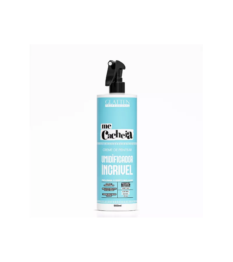 Glatten Me Cacheia Creme de Pentear Umidificador Í... - AIKO COSMÉTICOS