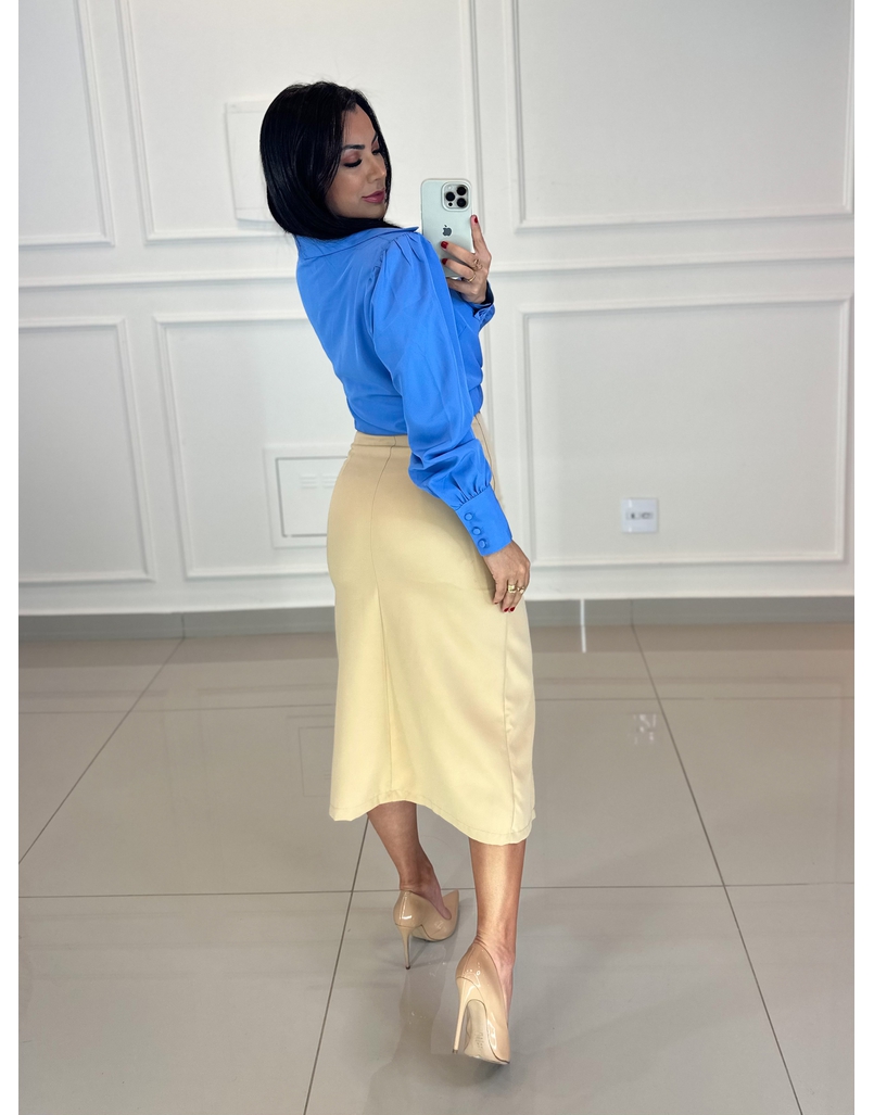 Saia Midi Michele Nude