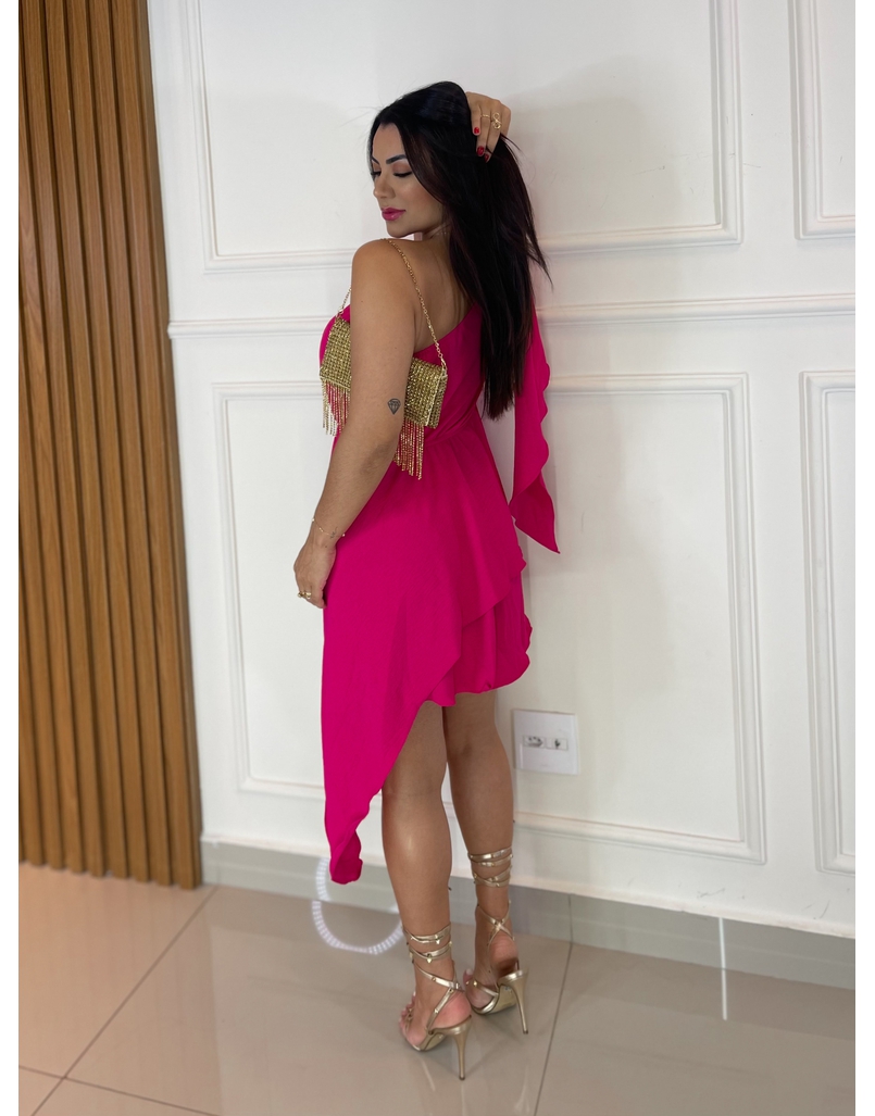Vestido Nula Manga Becca Pink