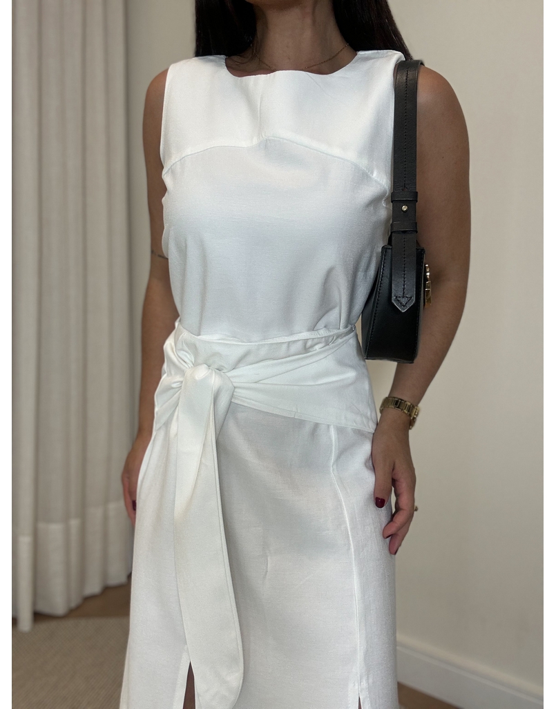 Conjunto Midi Saia Tulum Branco