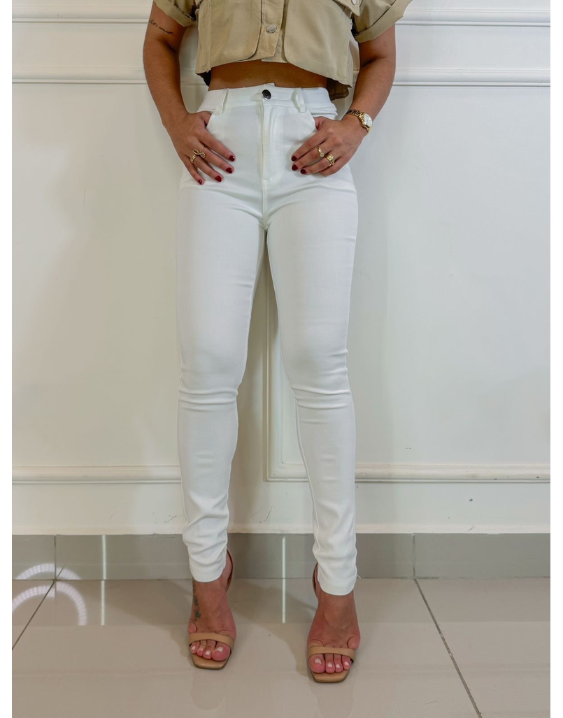 Calça Skinny Sarja Off