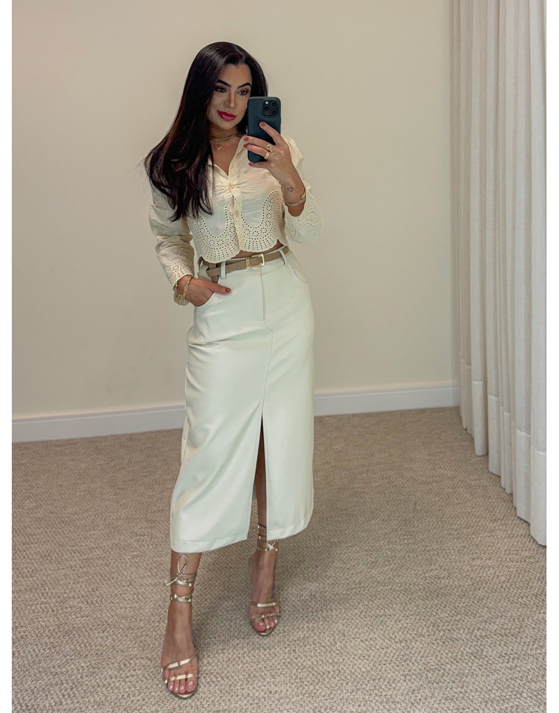 Cinto Couro Fininho Lucy Nude