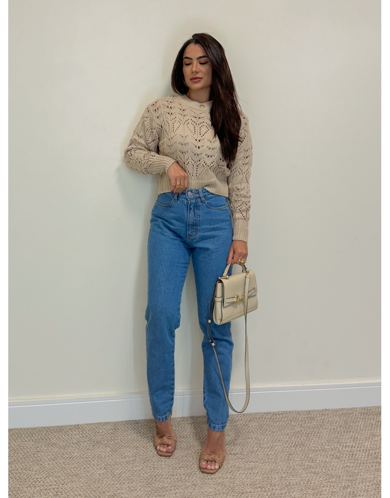 Calça Mom Jeans Basic