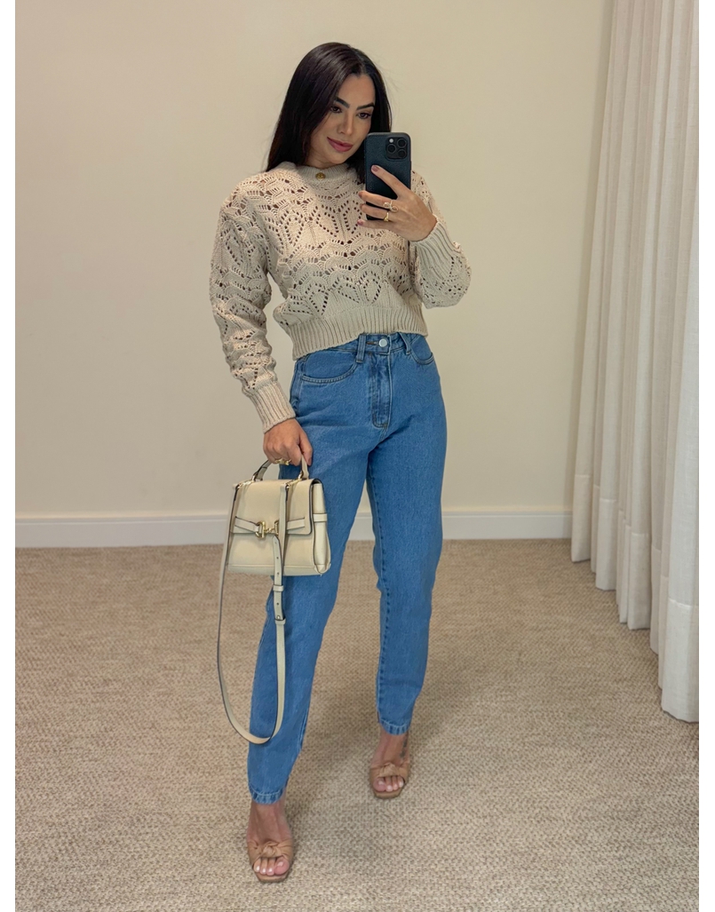 Calça Mom Jeans Basic